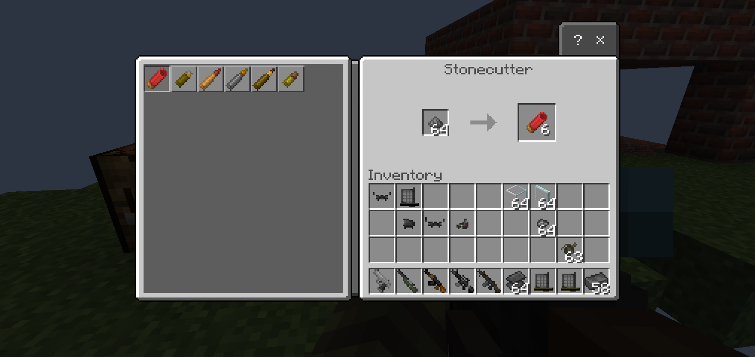 Stonecutter Ammo Recipes